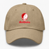 North Carolina Stealie Premium Unisex Dad Hat — Design: North Carolina State University — Khaki