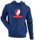 North Carolina Stealie Premium Unisex Hoodie — Design: North Carolina State University — Navy