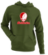 North Carolina Stealie Premium Unisex Hoodie — Design: North Carolina State University — Military Green
