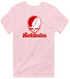 North Carolina Stealie Premium Unisex T-Shirt — Design: North Carolina State University — Light Pink
