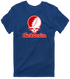 North Carolina Stealie Premium Unisex T-Shirt — Design: North Carolina State University — Navy