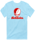 North Carolina Stealie Premium Unisex T-Shirt — Design: North Carolina State University — Light Blue