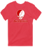 North Carolina Stealie Premium Unisex T-Shirt — Design: North Carolina State University — Heather Red