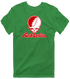 North Carolina Stealie Premium Unisex T-Shirt — Design: North Carolina State University — Irish Green