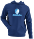 North Carolina Stealie Premium Unisex Hoodie — Design: North Carolina University of — Navy