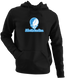 North Carolina Stealie Premium Unisex Hoodie — Design: North Carolina University of — Black