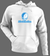 North Carolina Stealie Premium Unisex Hoodie — Design: North Carolina University of — White/Grey