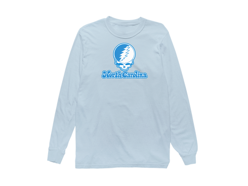 North Carolina Stealie Premium Unisex Long-Sleeve — Design: North Carolina University of — Chambray