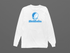 North Carolina Stealie Premium Unisex Long-Sleeve — Design: North Carolina University of — White