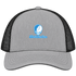 North Carolina Stealie Premium Unisex Trucker Cap — Design: North Carolina University of — Heather Grey/Black