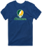 North Dakota Stealie Premium Unisex T-Shirt — Design: North Dakota State University — Navy