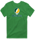 North Dakota Stealie Premium Unisex T-Shirt — Design: North Dakota State University — Irish Green