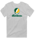 North Dakota Stealie Premium Unisex T-Shirt — Design: North Dakota State University — Sport Grey