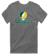 North Dakota Stealie Premium Unisex T-Shirt — Design: North Dakota State University — Charcoal