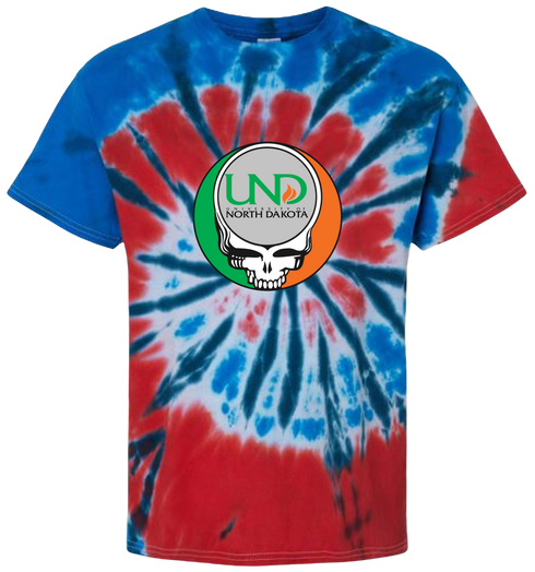 University of North Dakota Stealie Tie-Dye T-Shirt