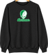 North Dakota Stealie Premium Unisex Crewneck — Design: North Dakota University of — Black