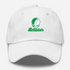 North Dakota Stealie Premium Unisex Dad Hat — Design: North Dakota University of — White
