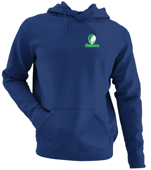 North Dakota Stealie Premium Unisex Hoodie — Design: North Dakota University of — Navy