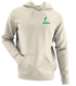 North Dakota Stealie Premium Unisex Hoodie — Design: North Dakota University of — Sand
