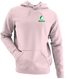 North Dakota Stealie Premium Unisex Hoodie — Design: North Dakota University of — Light Pink