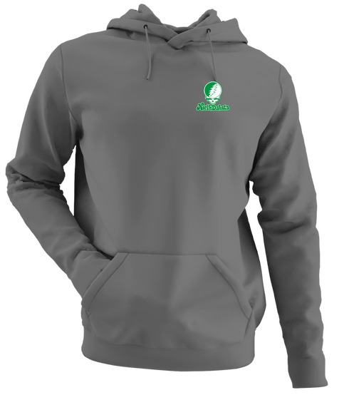 North Dakota Stealie Premium Unisex Hoodie — Design: North Dakota University of — Charcoal
