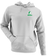 North Dakota Stealie Premium Unisex Hoodie — Design: North Dakota University of — Sport Grey