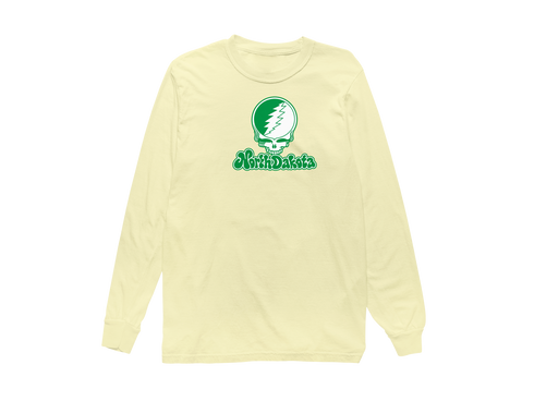 North Dakota Stealie Premium Unisex Long-Sleeve — Design: North Dakota University of — Butter
