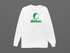 North Dakota Stealie Premium Unisex Long-Sleeve — Design: North Dakota University of — White