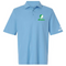 North Dakota Stealie Premium Unisex Polo — Design: North Dakota University of — Blue