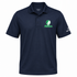 North Dakota Stealie Premium Unisex Polo — Design: North Dakota University of — Navy