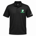 North Dakota Stealie Premium Unisex Polo — Design: North Dakota University of — Black