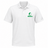 North Dakota Stealie Premium Unisex Polo — Design: North Dakota University of — White