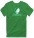 North Dakota Stealie Premium Unisex T-Shirt — Design: North Dakota University of — Irish Green