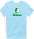 North Dakota Stealie Premium Unisex T-Shirt — Design: North Dakota University of — Light Blue