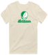 North Dakota Stealie Premium Unisex T-Shirt — Design: North Dakota University of — Sand