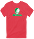 North Dakota Stealie Premium Unisex T-Shirt — Design: North Dakota University of — Heather Red