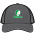 North Dakota Stealie Premium Unisex Trucker Cap — Design: North Dakota University of — Charcoal/Black