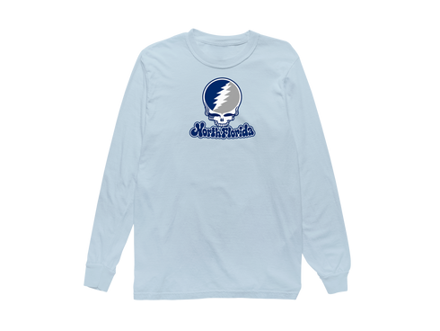 North Florida Stealie Premium Unisex Long-Sleeve — Design: North Florida University of — Chambray