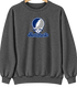 North Florida Stealie Premium Unisex Crewneck — Design: North Florida University of — Dark Heather