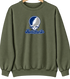 North Florida Stealie Premium Unisex Crewneck — Design: North Florida University of — Military Green