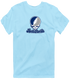 North Florida Stealie Premium Unisex T-Shirt — Design: North Florida University of — Light Blue