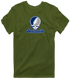North Florida Stealie Premium Unisex T-Shirt — Design: North Florida University of — Military Green