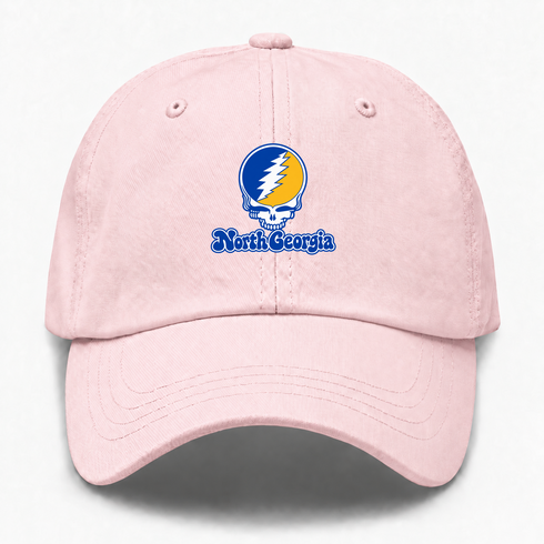 North Georgia Stealie Premium Unisex Dad Hat — Design: North Georgia University of — Pink