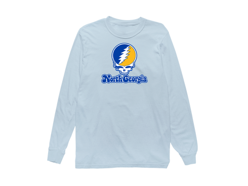 North Georgia Stealie Premium Unisex Long-Sleeve — Design: North Georgia University of — Chambray