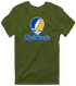 North Georgia Stealie Premium Unisex T-Shirt — Design: North Georgia University of — Military Green