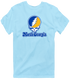 North Georgia Stealie Premium Unisex T-Shirt — Design: North Georgia University of — Light Blue