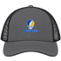 North Georgia Stealie Premium Unisex Trucker Cap — Design: North Georgia University of — Charcoal/Black