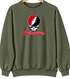 Northeastern Stealie Premium Unisex Crewneck — Military Green
