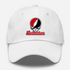 Northeastern Stealie Premium Unisex Dad Hat — Design: Northeastern University — White