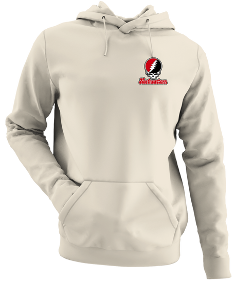 Northeastern Stealie Premium Unisex Hoodie — Design: Northeastern University — Sand